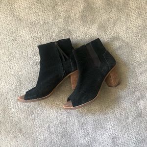 Toms Open Toe Heels
